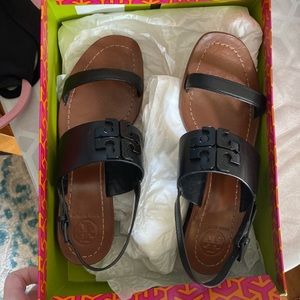 Tory Burch Black Sandals